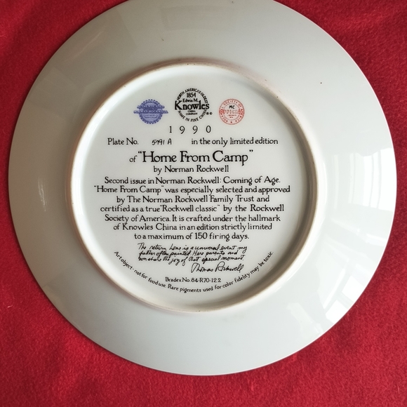 Collectible plate - Picture 2 of 2